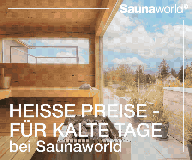 Sauna World – Heisse Preise für kalte Tage