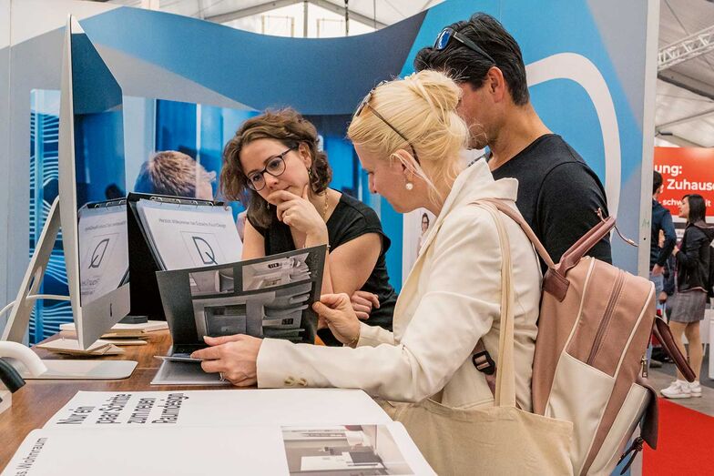 Die Messe bietet Beratung vor Ort mit Tipps fürs Eigenheim.