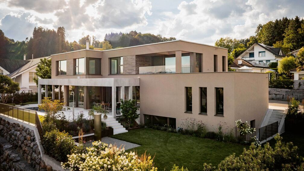 Einfamilienhaus mit Sicht auf den Alpstein