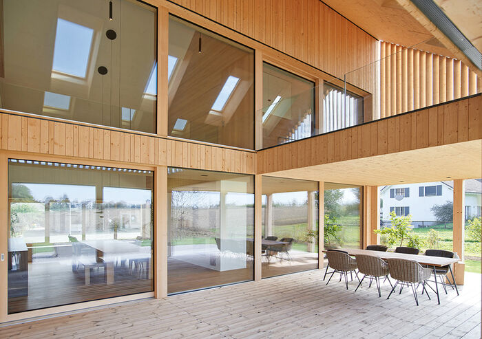 Aussenansicht Holzbau ALPINA Hausbau GmbH