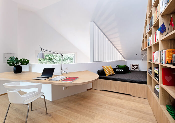 Innenansicht Holzbau Baufritz AG