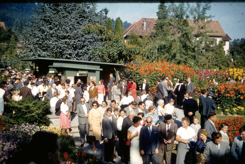 Publikumsmagnet in den 60er Jahren: die Dahlienschau.