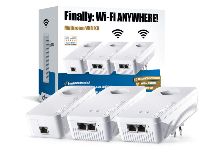 Das «Multiroom WiFi Kit» kann einfach selbst installiert werden.